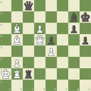 2q5/6bk/1B1P2p1/1B1Qp2p/4P3/1P6/KRr5/8 w - - 9 38