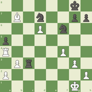 6k1/1B1n2pp/3P1n2/p7/R4P2/1Pr3P1/P6P/6K1 w - - 0 1