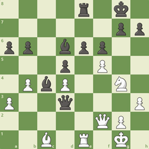 4r1k1/6pp/pp1bpp2/3p1P2/1PbP2N1/P2q3P/5QP1/2B1R1K1 b - - 0 29